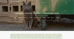 Desktop Screenshot of longmontfriendsofcats.org