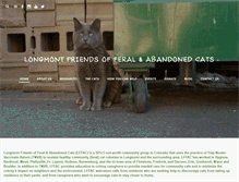 Tablet Screenshot of longmontfriendsofcats.org